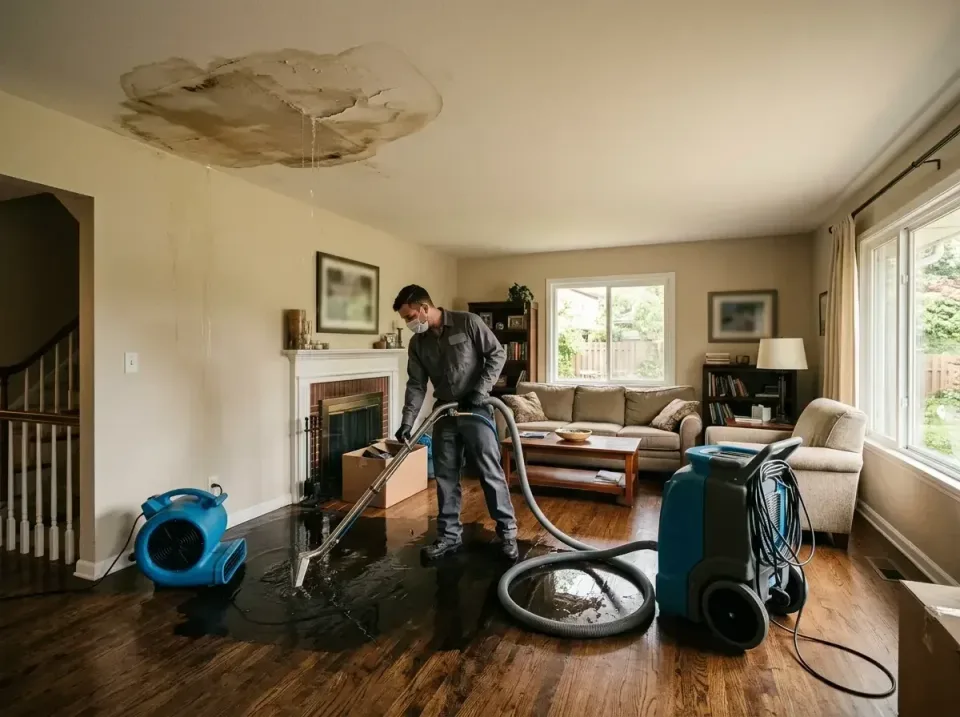 attic-pipe-burst-ceiling-drip-008 — frequently asked questions, Water Damage Restoration & Carpet Care in Canal Winchester,…